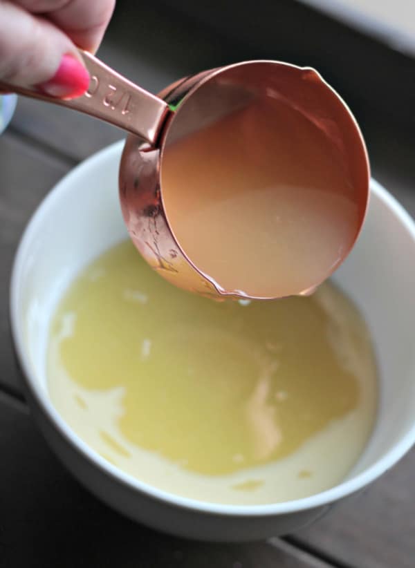melted butter for key lime pie