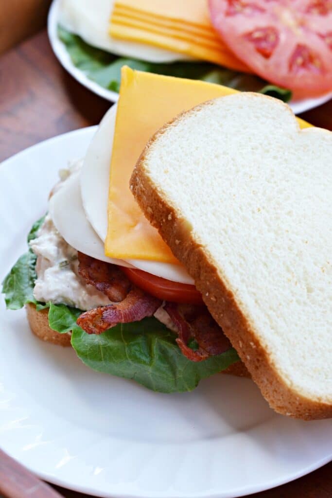 tuna BLT for easy lunch recipe for summer