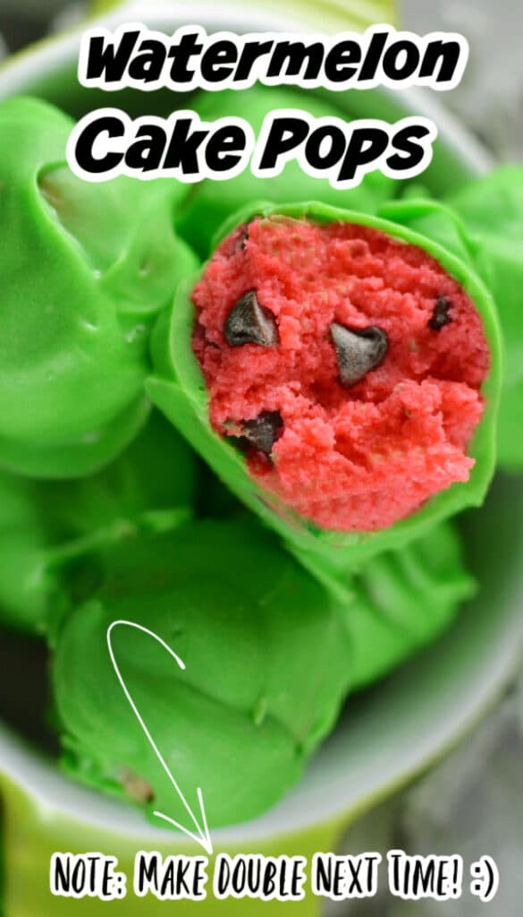watermelon cake pops