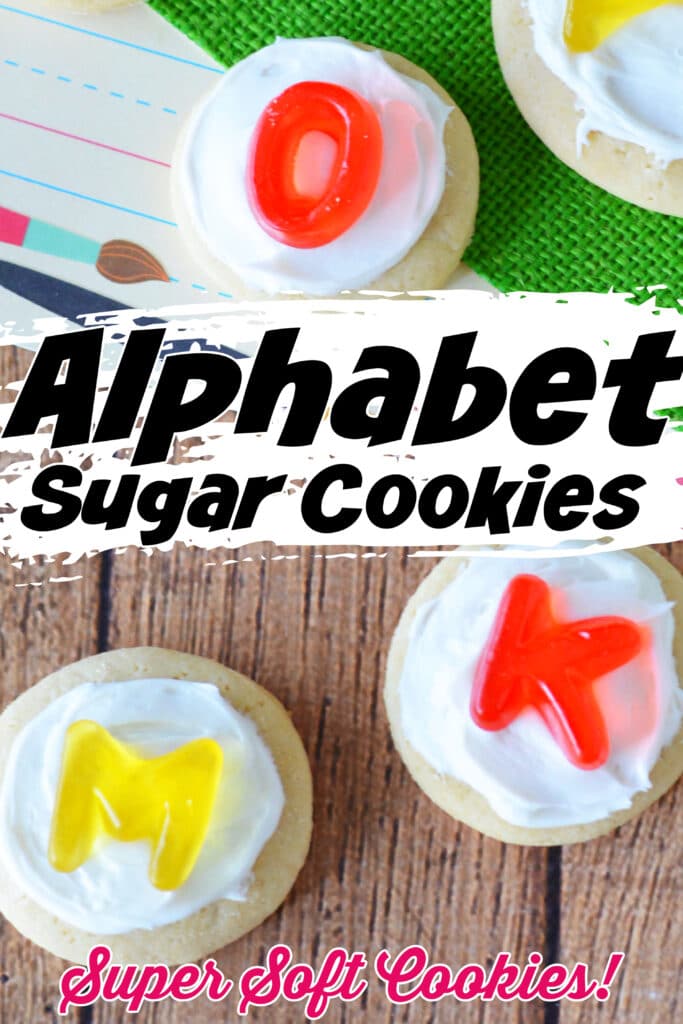 alphabet sugar cookies