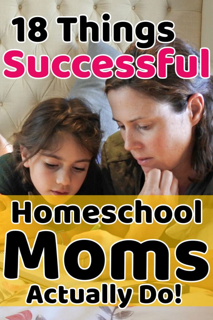 what homeschool moms do every day