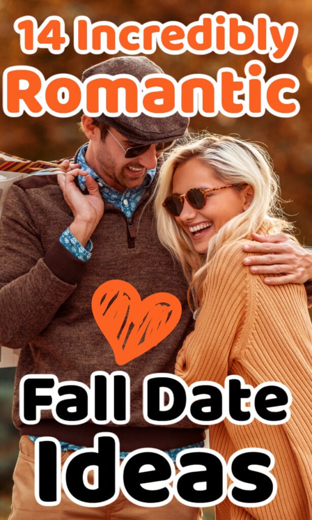 a couple on a fall date