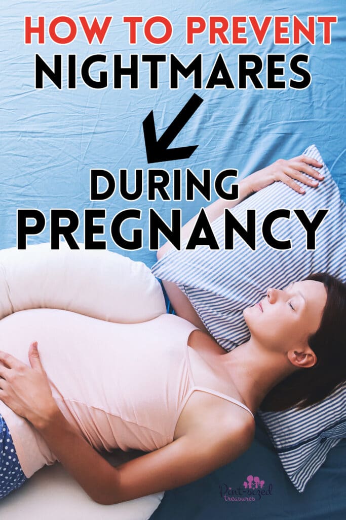 pregnant woman sleeping and not having nightmares