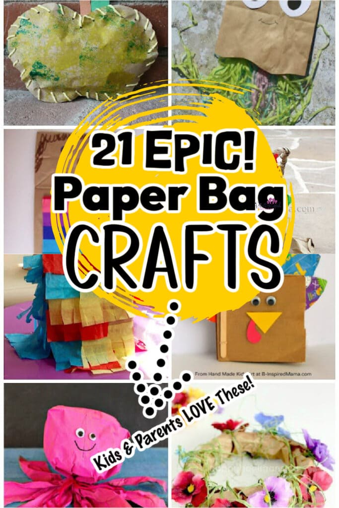 paper bag crafts that are easy and kids love to make
