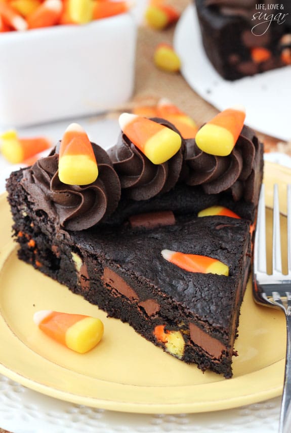 candy corn cookie cake