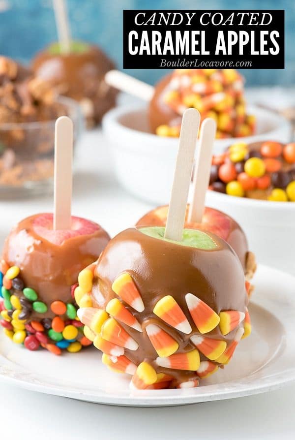 candy corn candied apples