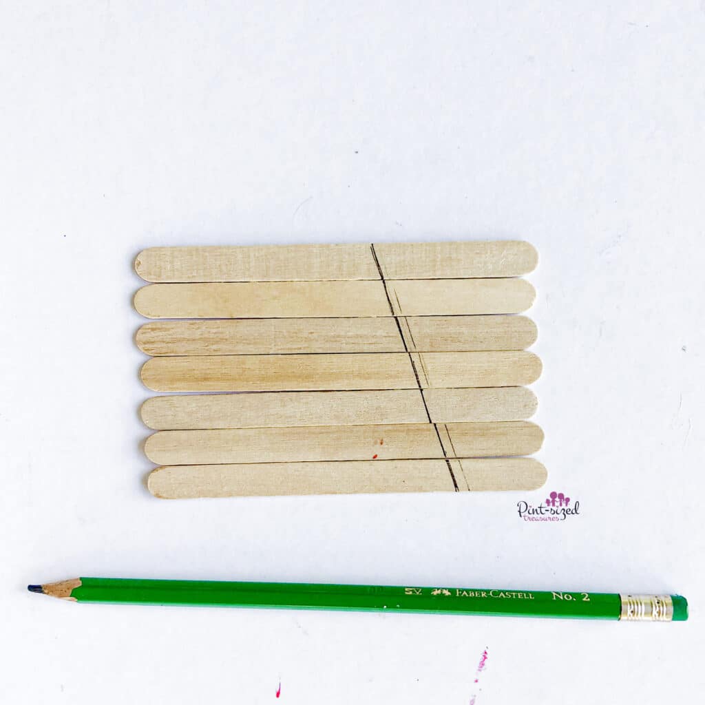 popsicle sticks for scarecrow craft