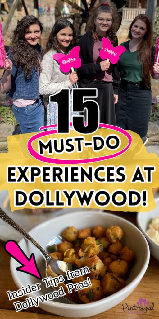 must do experiences at Dollywood Theme Park