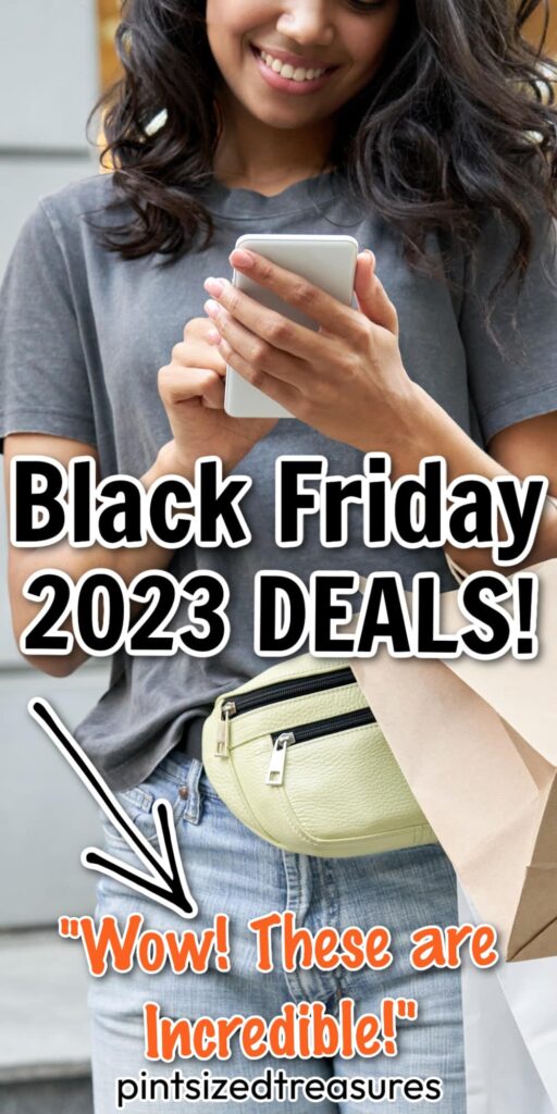 girl shopping online for Black Friday Deals