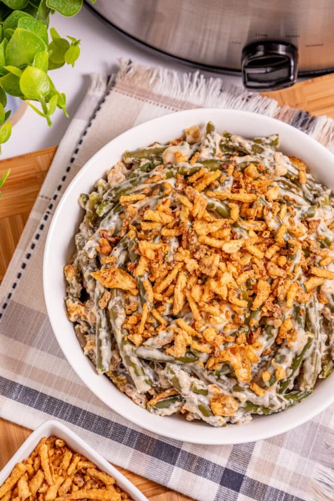 slow cooker green bean casserole