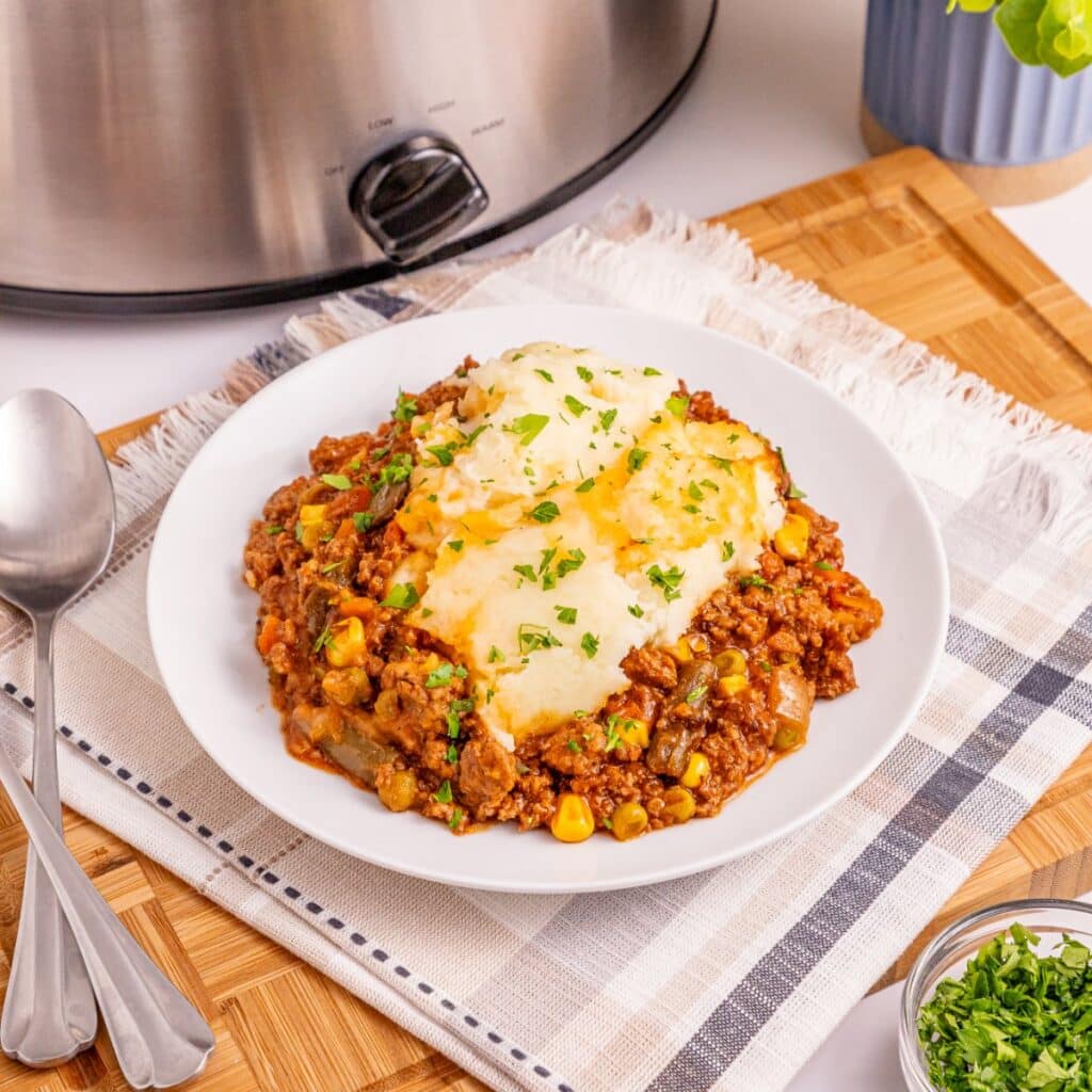 Slow Cooker Shepherd's pie