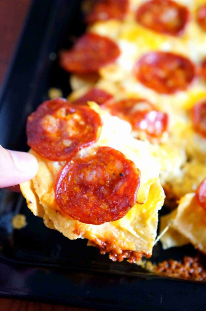 pizza nachos recipe