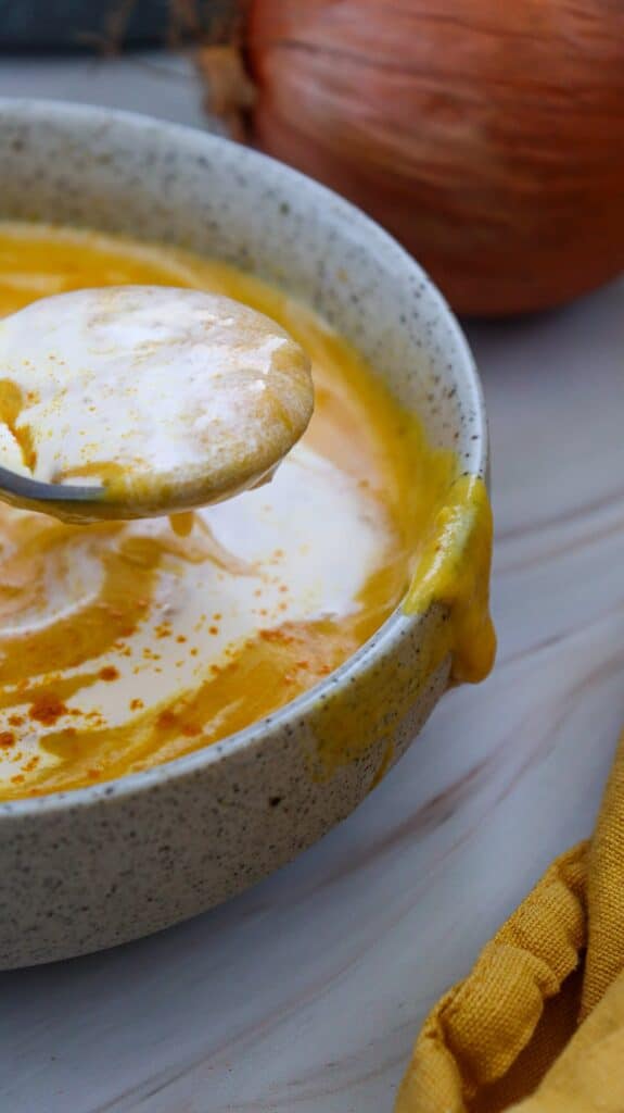 spoonful of pumpkin soup recipe
