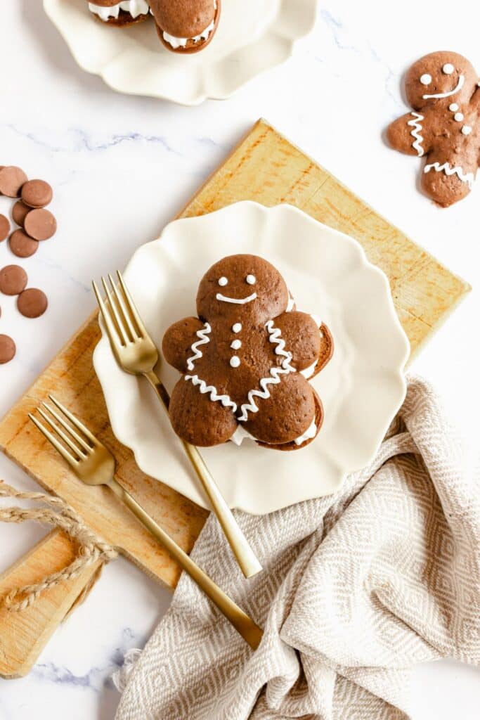 whoopie pie gingerbread men recipe