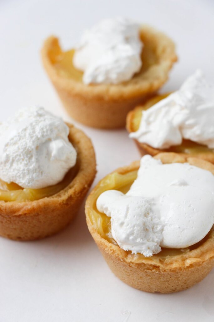 lemon meringue cookie cups recipe