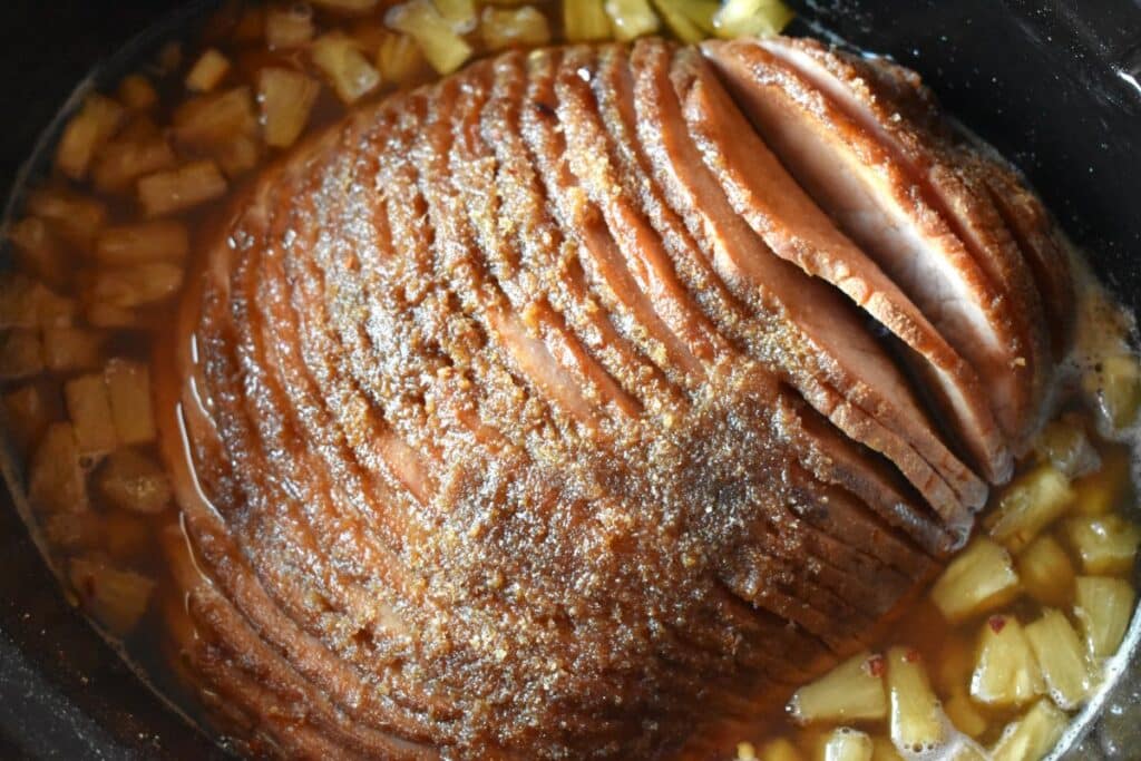 crock pot pineapple hame