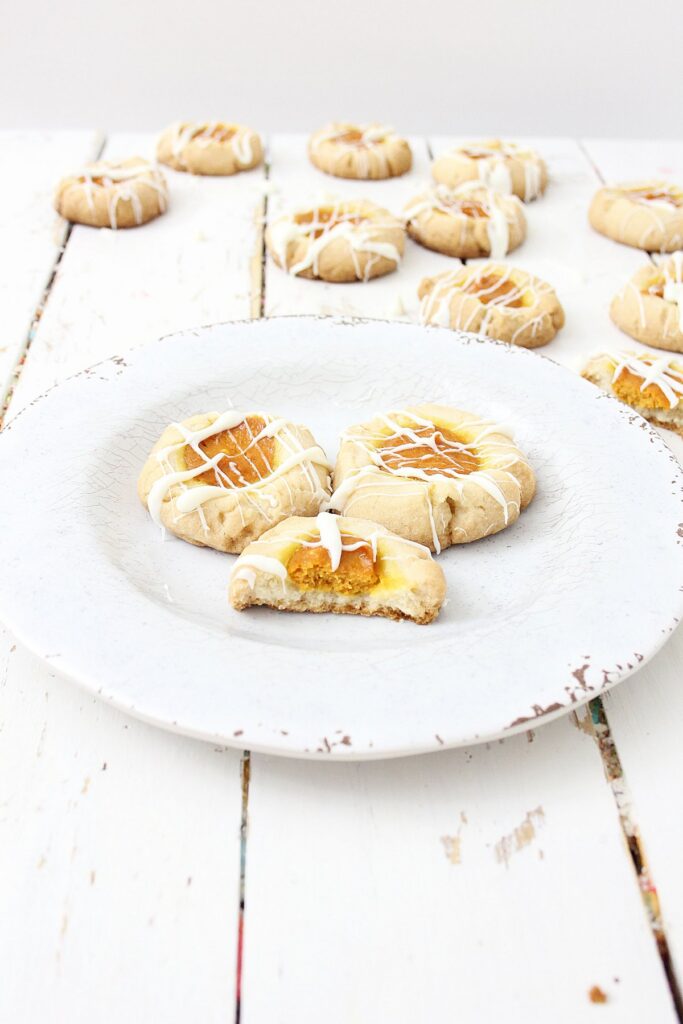 pumpkin spice thumbprint cheesecake cookies recipe