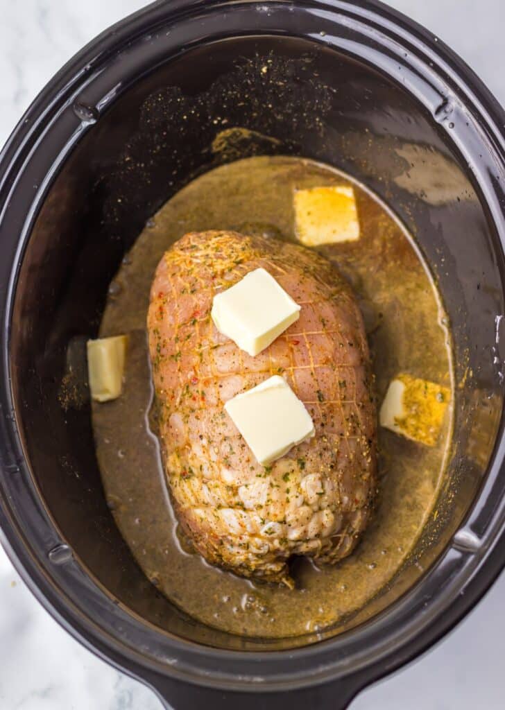 how to make slow cooker thanksgiving turkey and gravy